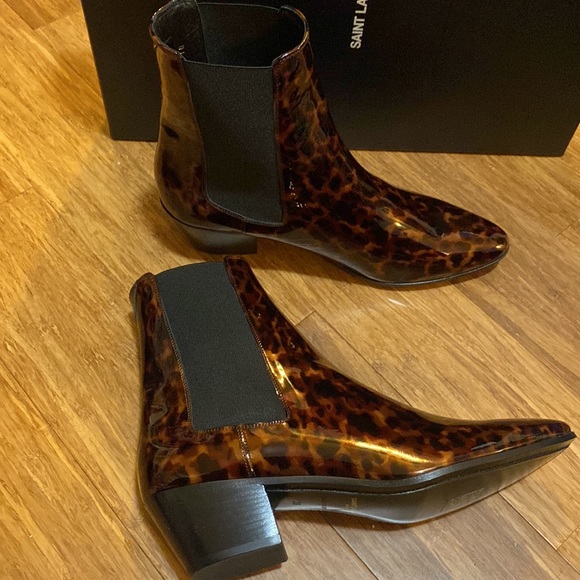 Saint Laurent West 45 Chealse Boots size 38.5 - Picture 1 of 8